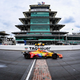 Romain Grosjean’s No. 28 Andretti Autosport Honda crosses the Yard of Bricks during Indy 500 qualifying